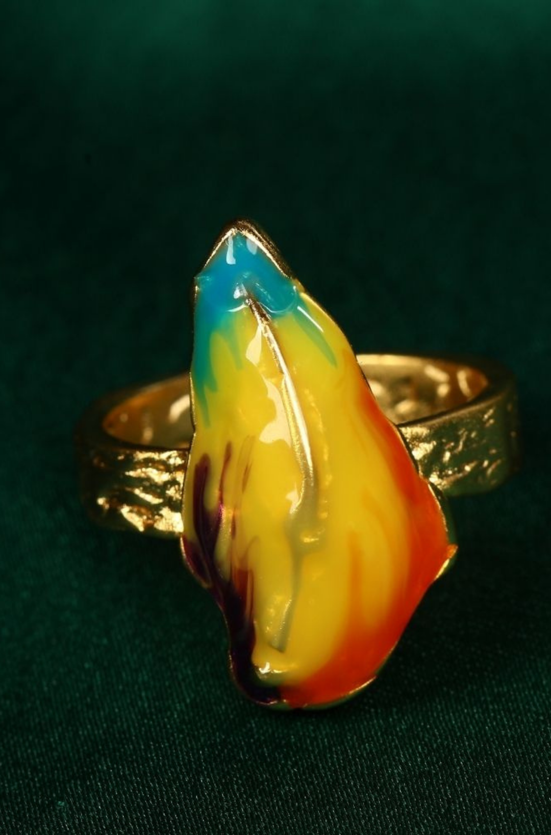 Artist Made Statement Cocktail Ring