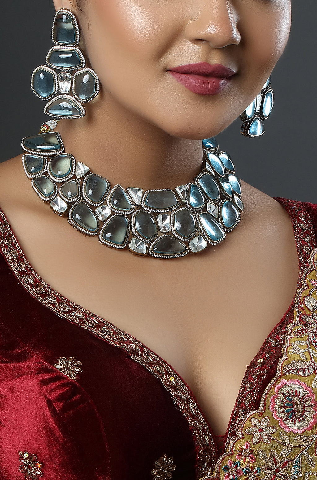 The Moonstone Mughal Necklace