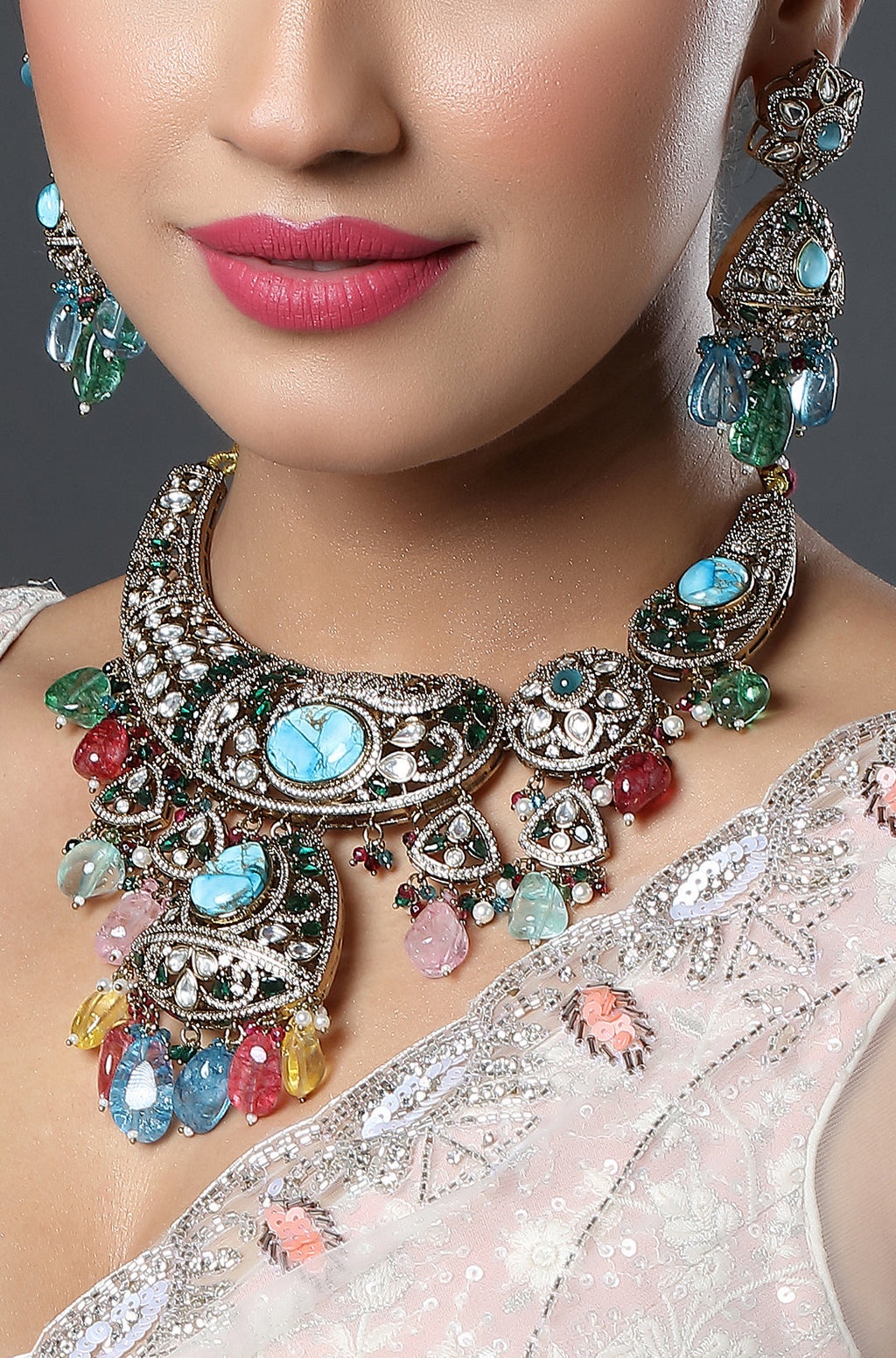 The Jaipuri Jadau Necklace